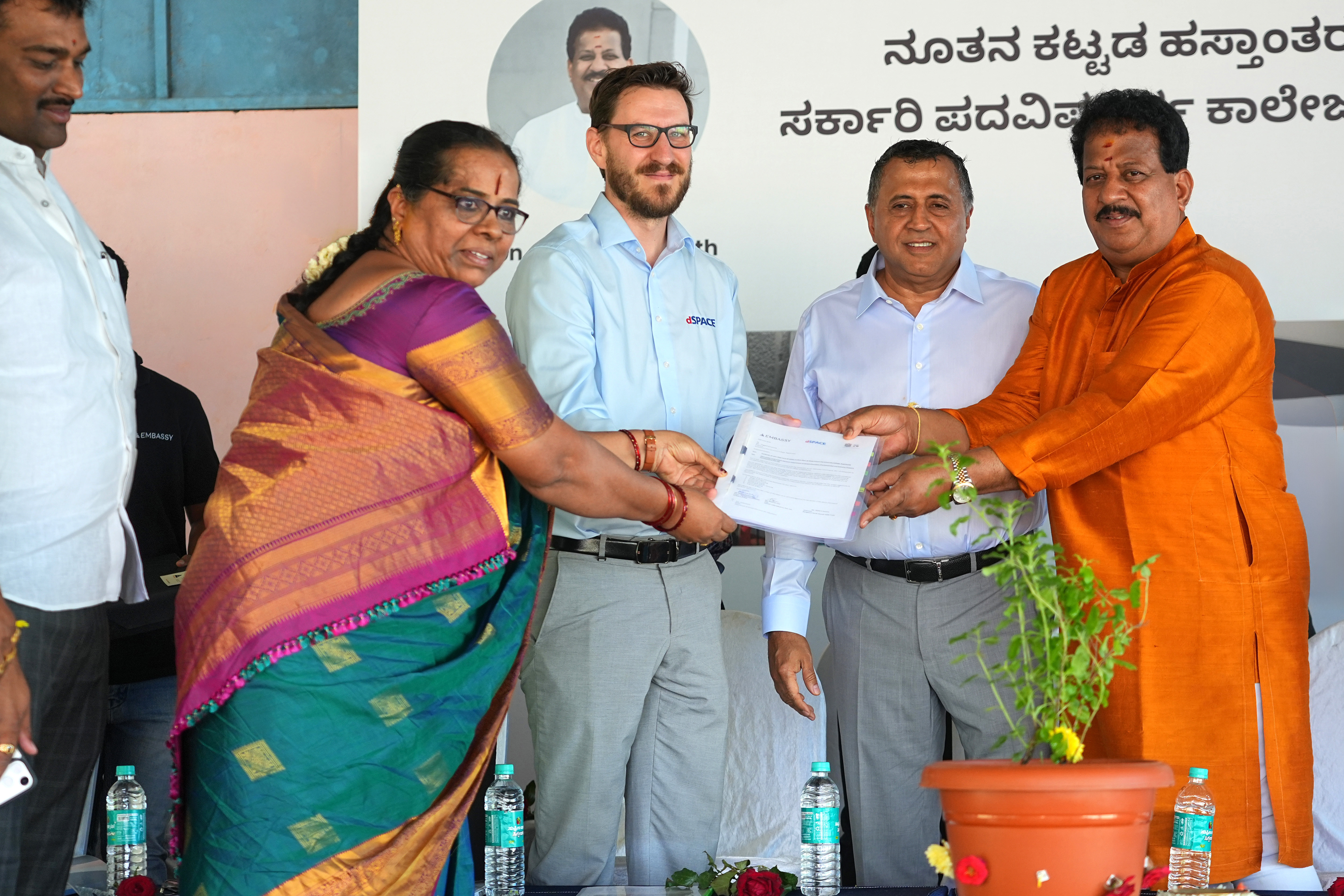 Embassy REIT, dSPACE India and Bangalore North Round Table Trust upgrade a government college